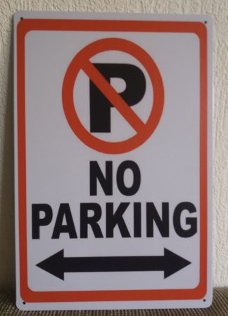 fém kép: no parking