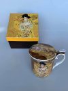 Klimtes teás pohár szűrővel 