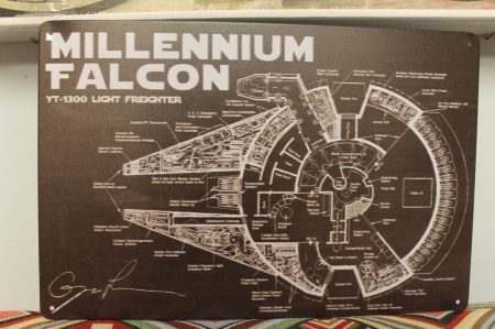 fém kép: Millennium falcon