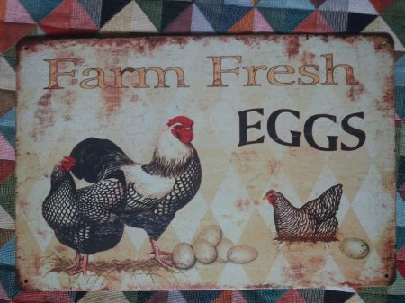 Fém kép: farm eggs