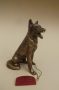 Kutya bronz szobor