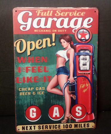 Fém kép: Garage open...