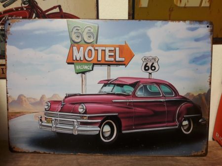 fém kép: route 66 motel