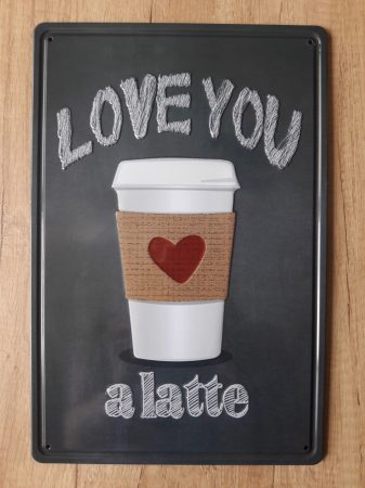 fém kép: Love you a latte