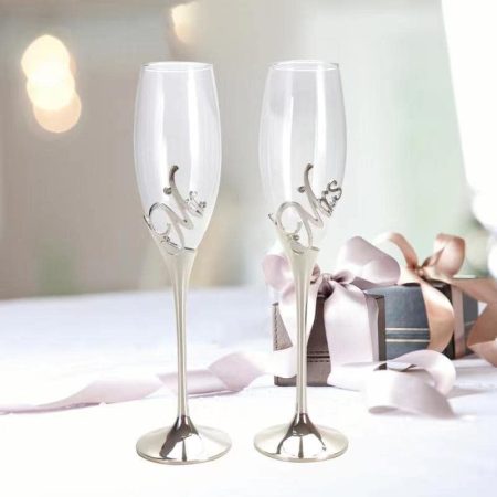 Esküvői pezsgőspohár MR+MIS